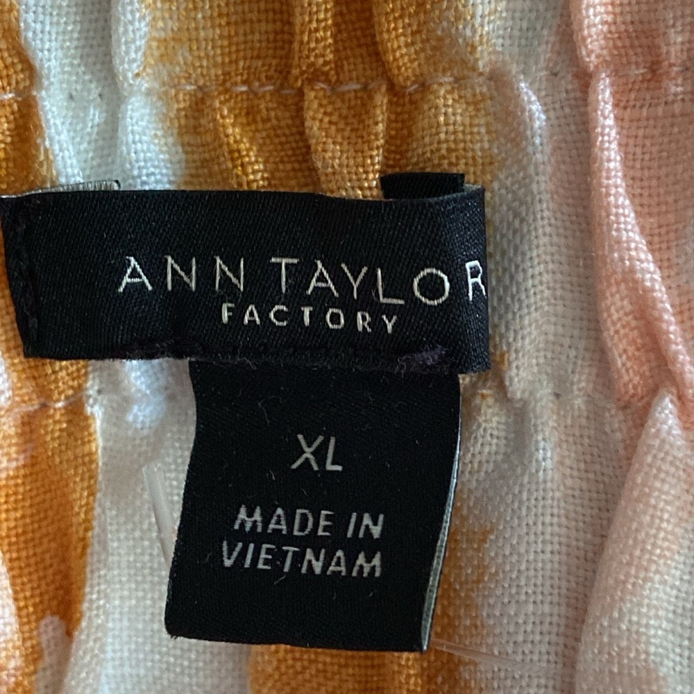 Ann Taylor Factory NWT Thick Vertical Striped A-line Skirt Maxi 3266 - Picture 6 of 7